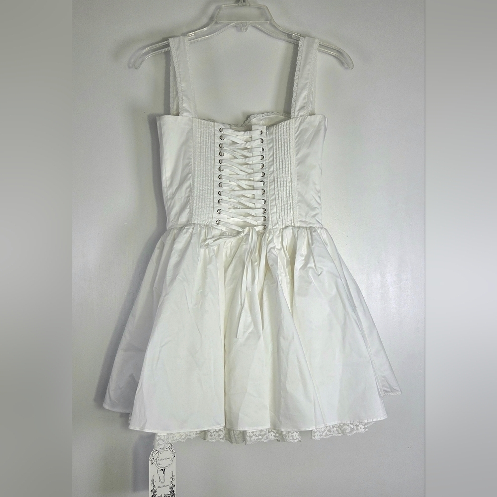 NEW MISS ROSIER CAMILLE CORSET COQUETTE MINI DRESS. - Picture 5 of 10